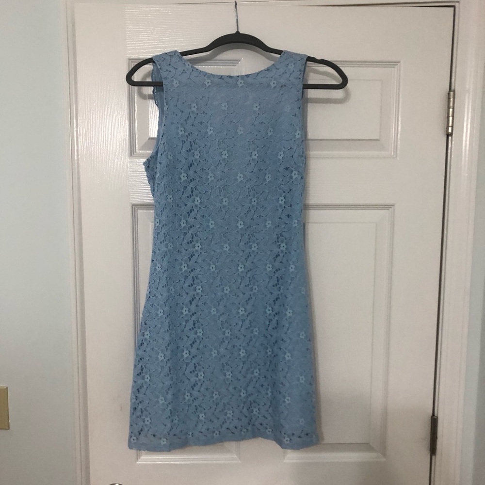 Baby Blue Lace Dress